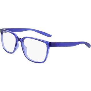Nike Unisex NIKE 7302 430 Optiske stel Plast Blå Firkantet