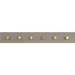 Moud Home COLOR Træ Knagerække - 70 cm - Varm Grå