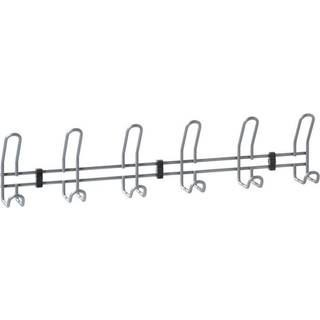Millex Scala knagerække, 6 knager, 60 cm, grå