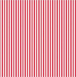 Rød/Hvid Stribet Gavepapir 50 cm x 5 m - 80 g