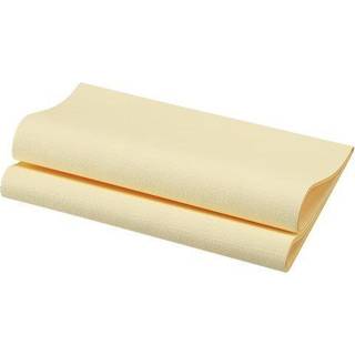 Cremefarvede middagsservietter BIO Dunisoft 40x40 cm. - 60 stk.