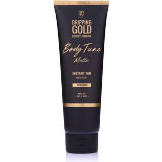 Dripping Gold Luxury Tanning Body Tune Selvbrunende krops- og ansigtslotion med øjeblikkelig effekt Ultra Dark 125 ml - 125 ml