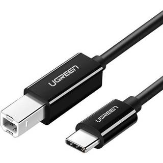 Ugreen USB-C til USB-B 2.0 Printerkabel 1m - Sort