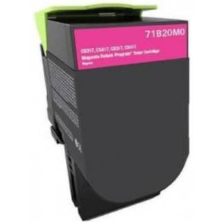 Kompatibel toner Lexmark CS317 / CS417 - 71B2OMO magenta 2300 sider