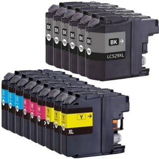Kompatible blækpatroner Brother LC 525 - 529, 15 stk. rabatpakke 483 ml