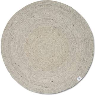 Classic Collection Merino uldtæppe rundt Ø160 cm Concrete