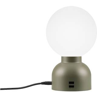 Ateljé Lyktan Pluggie bordlampe puddergrøn, opalglas