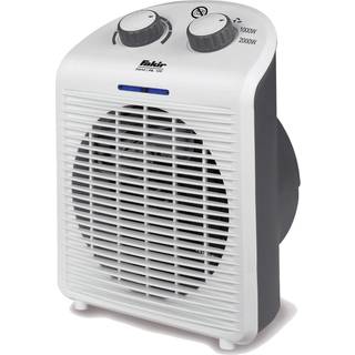Fakir HL 100 Elektrisk Varmeovn - Varme & Ventilator - Hvid/Grå