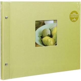 goldbuch Screw album Bella Vista 39x31 40 white pages green