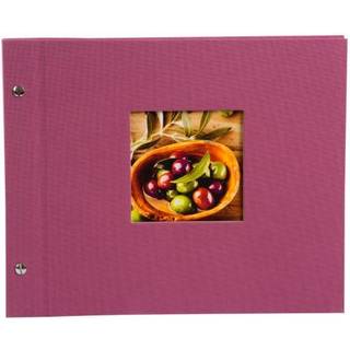 goldbuch Screw album Bella Vista 30x25 40 white pages fuchsia