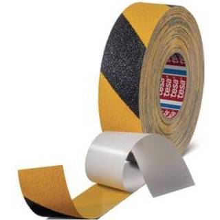 tesa skridsikker tape, 50mm x 18m, gul/sort