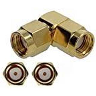DELOCK Adapter RP-SMA plug to RP-SMA plug 90° 10 GHz