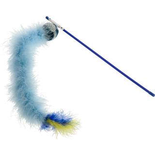 Dogman Toy Cat Teaser Fuzzy Blue