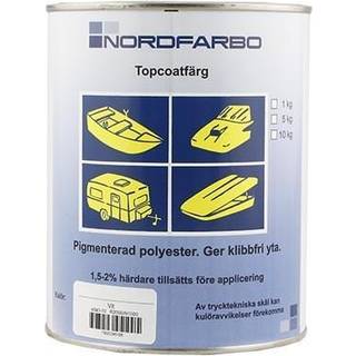 Topcoat FiberFix, hvid (MT2000H), 1 kg, uden hærder