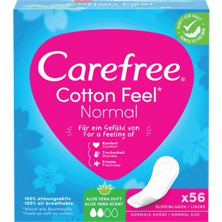 Carefree Trusseindlæg Cotton Feel Normal Aloe