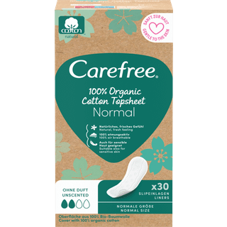 Carefree Trusseindlæg Organic Cotton Normal