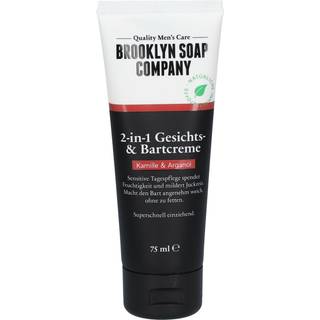 Brooklyn soap company 2-in-1 gesichts- & bartcreme kamille & arganöl 75ml