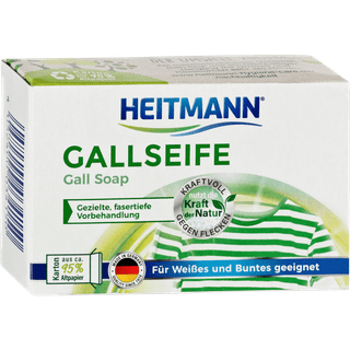Gallseife - Sæbe til at fjerne pletter på uld og silke