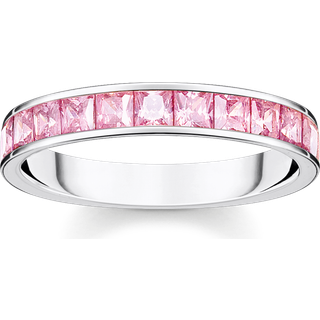 Thomas Sabo TR2358-051-9 Bandring für Damen Pinkfarbene Steine