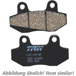 TRW Bremsebelægninger Organiske med typegodkendelse
