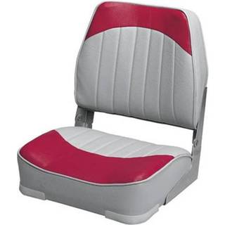 WISE 8WD734PLS-661 Standard Low Back Boat Seat Gray/Red