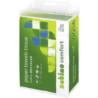 Satino Comfort håndklædeark 2lags 20,6x32cm hvid 3000ark