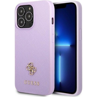 Guess iPhone 13 Pro / 13 lilla/lilla hardcase Saffiano 4G