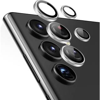 Samsung Galaxy S23 Ultra ESR Kameralinse Beskyttelsesglas - Gennemsigtig / Sort