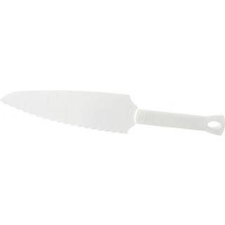 Kagekniv 30 cm, hvid