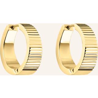 Liebeskind Berlin LJ-1131-E-17 Damen-Ohrringe Creolen Edelstahl IP Gold