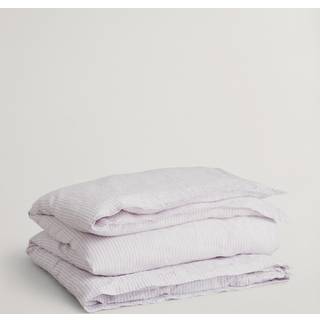 Gant Home Linen Dynebetræk 150x210 Cm - Dyner Hør Washed Purple - 851028602524