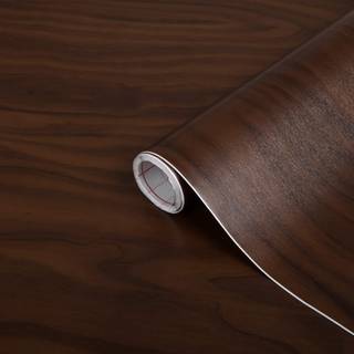 Træ folie-2 meter rulle-45 cm-Birk - Chokolade