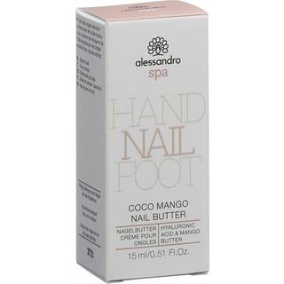 Alessandro Pleje Neglepleje Spa Coco Mango Nail Butter 15 g (10.267,00 kr / 1 kg) - 15 g