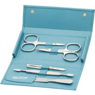 ERBE Erbe Manicure Etuis Etui med trykknap, 5-delt, havblåt 1 Stk. (518,00 kr / 1 stk.) - 1 Stk.