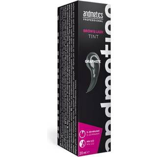 andmetics Professional Brow & Lash Tint Øjenbryns- og øjenvippefarve Skygge Graphit 20 ml - 20 ml