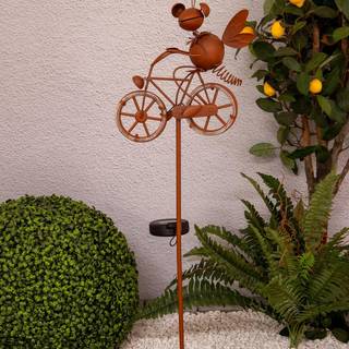 LED-solcelle-dekorationslampe 5282414 med cykel