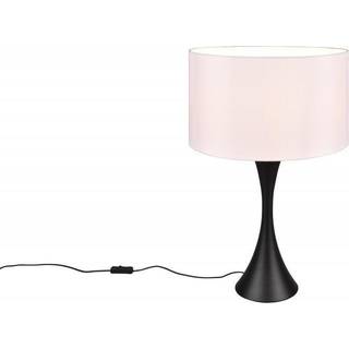 Sabia bordlampe, Ø 40 cm, hvid/sort