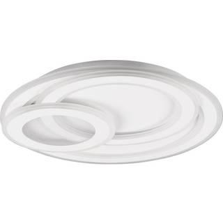 LED-loftslampe Mita med fjernbetjening, CCT, rund