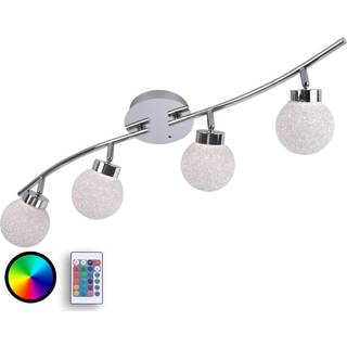 Miko LED-loftlampe, 4 lyskilder, aflang