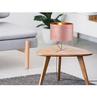 Moderne bordlampe pink med guld - Rosalina