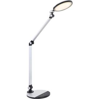 Konsti LED-bordlampe, højde 90 cm, sort/sølvfarvet, CCT
