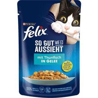 Felix So gut wie es aussieht med tun i gelé 81.76 DKK/1 kg (26 x 85.0g)