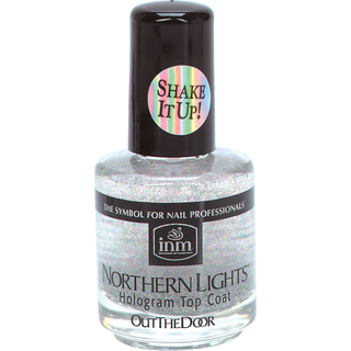 Northern Lights, Sølv holografisk topcoat, 15 ml, INM