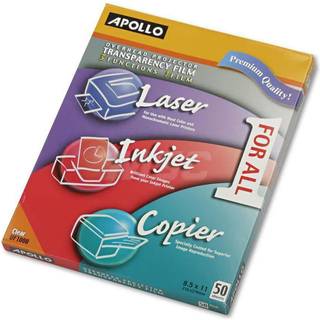 Apollo C/O ACCO World All-Purpose Transparency Film 8-1/2 """" X11 """" 50/Box