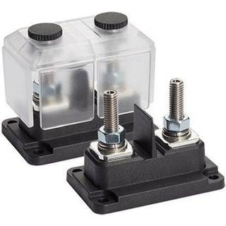 Klemrække TBS Electronics DCM Dual Insulated Stud, 2 x M8, med låg
