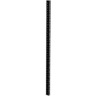Adam Hall 61535 B KRaftig Rack Skinne (Sort) - 20 Unit