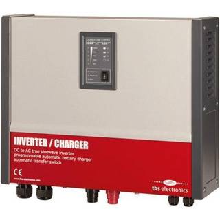 Inverter / vekselretter med oplader TBS Powersine Combi, ren sinuskurve, 24 V - 230 V, 2000 W