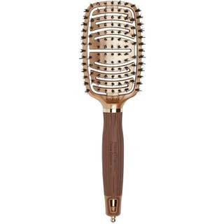 Olivia Garden Nanothermic Ceramic + Ion Flex Scalp-Hugging & Vented Hair Brush Nt-Flexco (Combo)