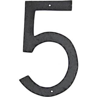 Montague metalprodukter thn-5 10 in. Struktureret moderne skrifttype individuelt hus nummer 5