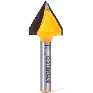 YONICO V Groove Router Bit 60 grader X 3/4-tommer diameter 1/4-tommer skaft 14995q